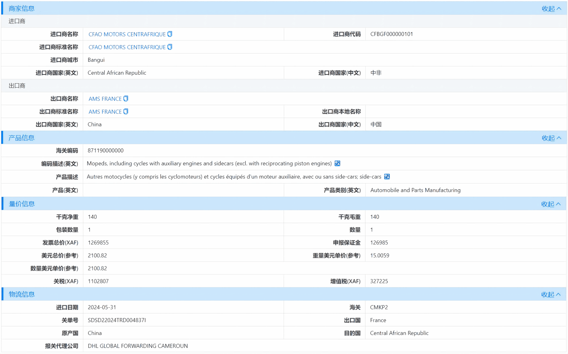 中非海关数据,海关数据,kdpay钱包官网海关数据